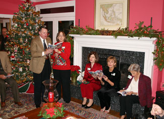 Caroling around the mantle