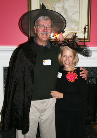 Skip and Caroline Maryan in costume