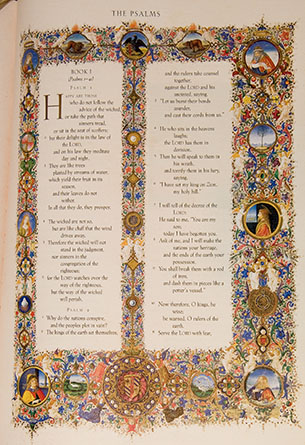 Page from Psalms