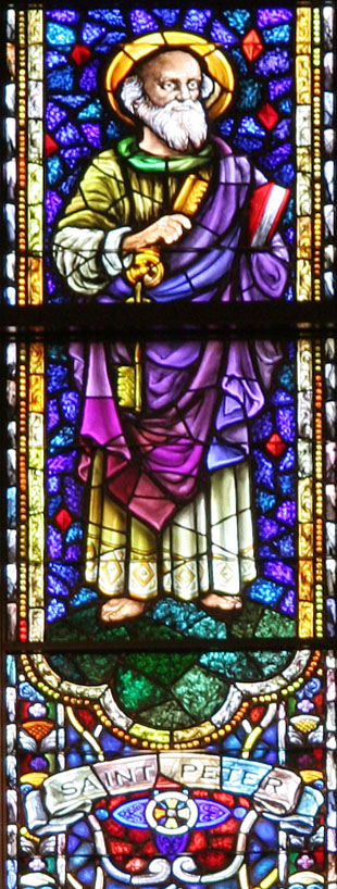 St. Peter in Stained Glass