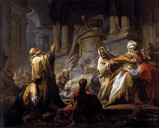 Jeroboam Offering Sacrifices to the Idol
