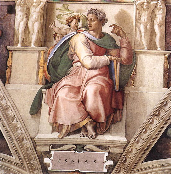 The Prophet Isaiah, Michelangelo