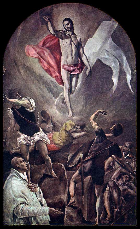 The Resurrection by El Greco