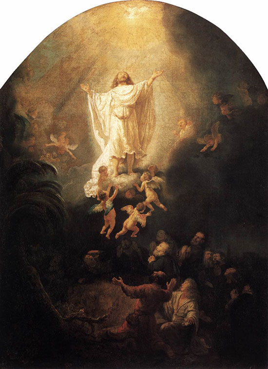 The Ascension by Rembrandt