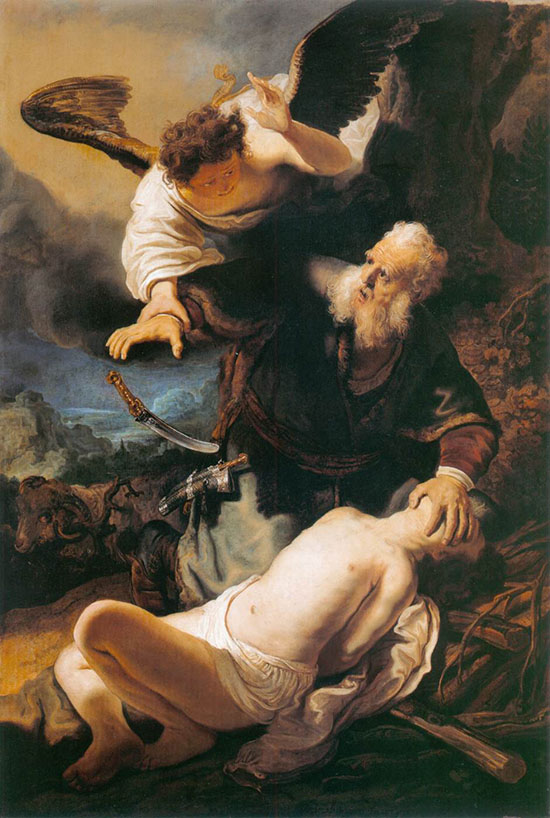 The Sacrifice of Isaac, Rembrandt