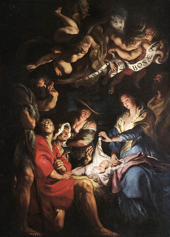 The Adoration of the Shepherds - Peter Paul Rubens