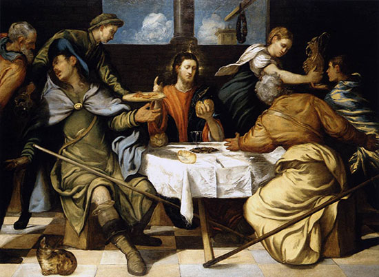 The Supper at Emmaus by Tintoretto