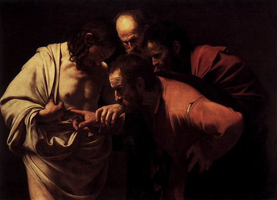 Doubting Thomas by Caravaggio
