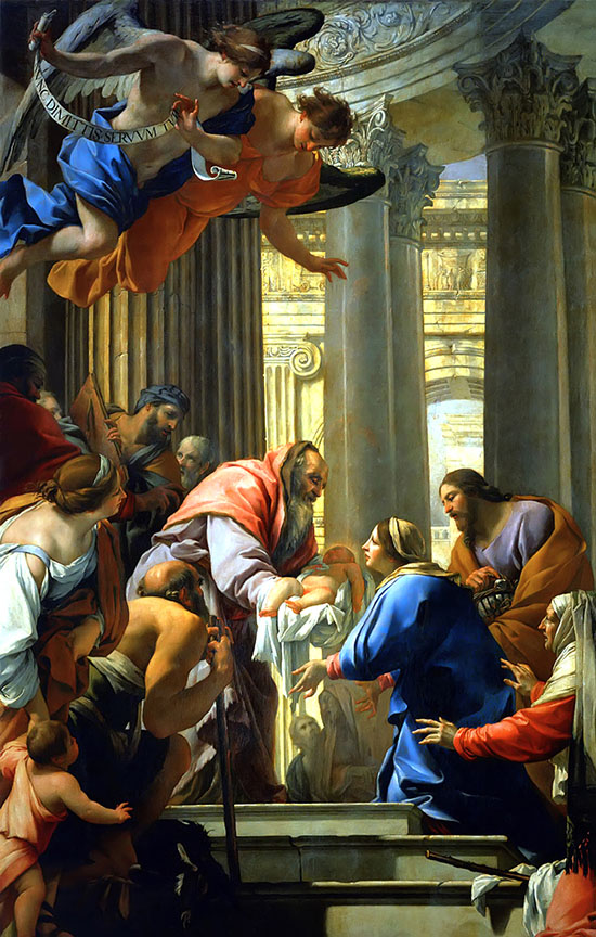 Jesus Presented in the Temple by Simon Vouet