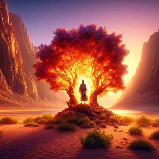 Moses before the Burning Bush