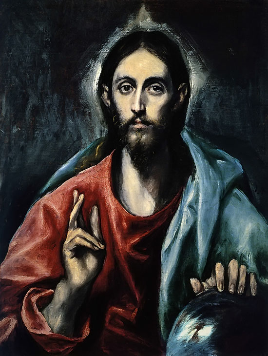 The Christ as Saviour by El Greco