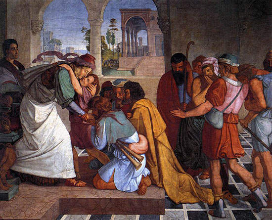 Recognition of Joseph by his brothers